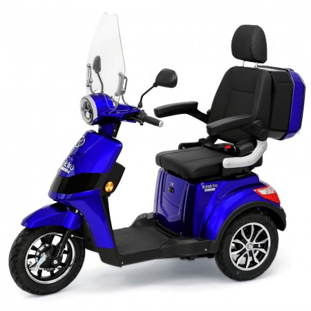 Rolektro, E-Trike 25 V.2 Premium Bleigel, Blau, 60V-30Ah, 1000 Watt