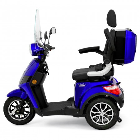Rolektro, E-Trike 25 V.2 Premium Bleigel, Blau, 60V-30Ah, 1000 Watt