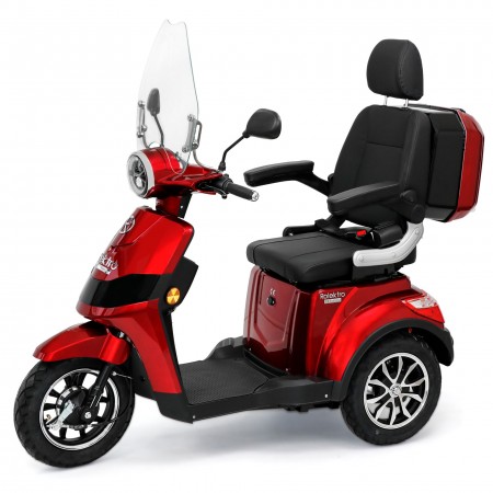 Rolektro, E-Trike 25 V.2 Premium Bleigel, Rot, 60V-30Ah, 1000 Watt