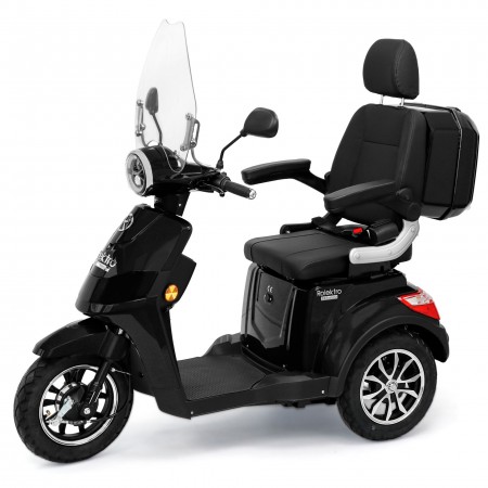 Rolektro, E-Trike 25 V.2 Premium Bleigel, Schwarz, 60V-30Ah, 1000 Watt