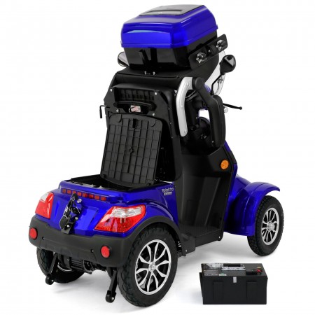 Rolektro, E-Quad 25 V.3 Premium Lithium, Blau, 60V-30Ah Akku, 1000 Watt