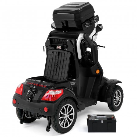 Rolektro, E-Quad 25 V.3 Premium Lithium, Schwarz, 60V-30Ah Akku, 1000 Watt