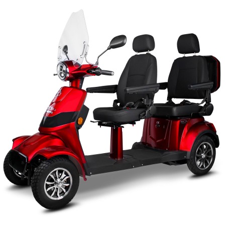Rolektro, E-Quad 25 V.3 Duo Premium Lithium, Rot, 60V-30Ah Akku, 1500 Watt