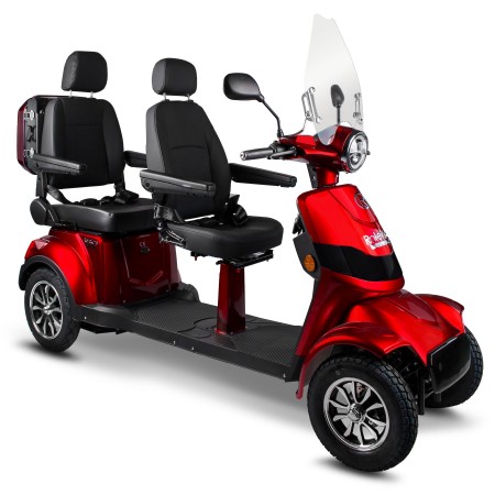 Rolektro, E-Quad 25 V.3 Duo Premium Lithium, Rot, 60V-30Ah Akku, 1500 Watt
