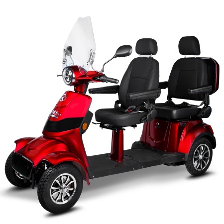 Rolektro, E-Quad 25 V.3 Duo Premium Lithium, Rot, 60V-30Ah Akku, 1500 Watt