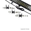 Premium LED light bar 2-reihig mit 234W