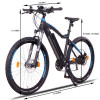 NCM Moscow Plus 27,5 Zoll E-MTB Mountainbike E-Bike Schwarz Blau