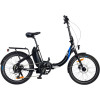 UrbanBiker Mini Faltrad 20 Zoll in Schwarz