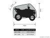 Quad/ATV Abdeckplane XL (wasserdicht)