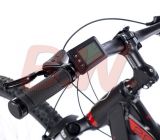 Fitifito MT29 E-Bike Schwarz Rot 19,3 Zoll