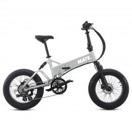 MATE X EVO 20 Zoll E-Faltrad Silver Comet