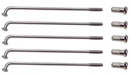 Speichen mit Nippel 5 Stück 2.3x129mm für 20 Zoll Heckmotor Felge