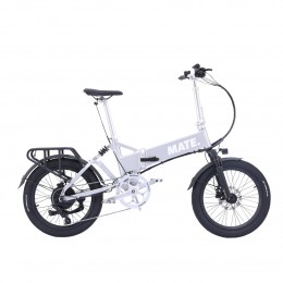 MATE FUSION 20 Zoll E-Faltrad Silver Haze