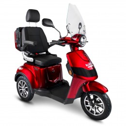 Rolektro, E-Trike 15 V.2 Premium Bleigel, Rot, 60V-30Ah, 1000 Watt